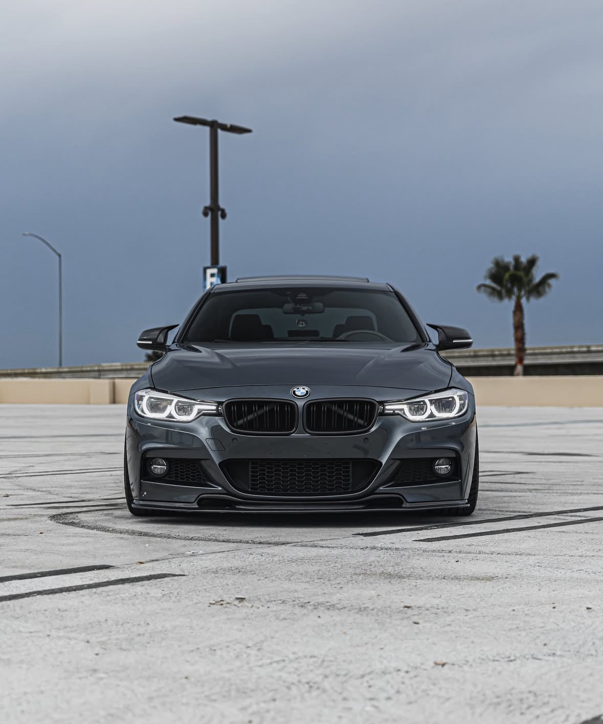 F30 Carbon Fiber Varis Style Front Lip