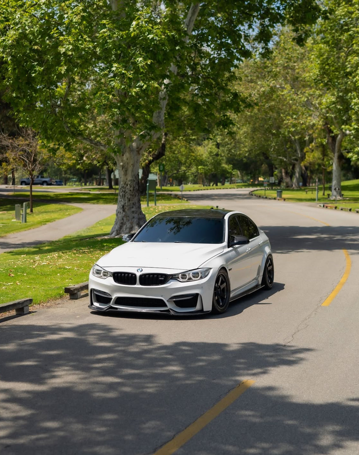 F8X Carbon Fiber Varis Style Front Lip