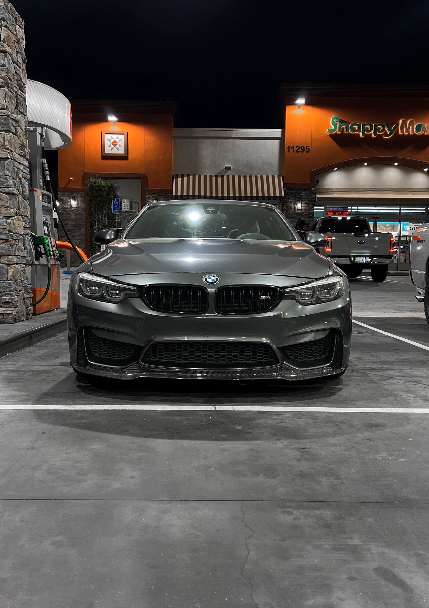 F8X Carbon Fiber V Style Front Lip