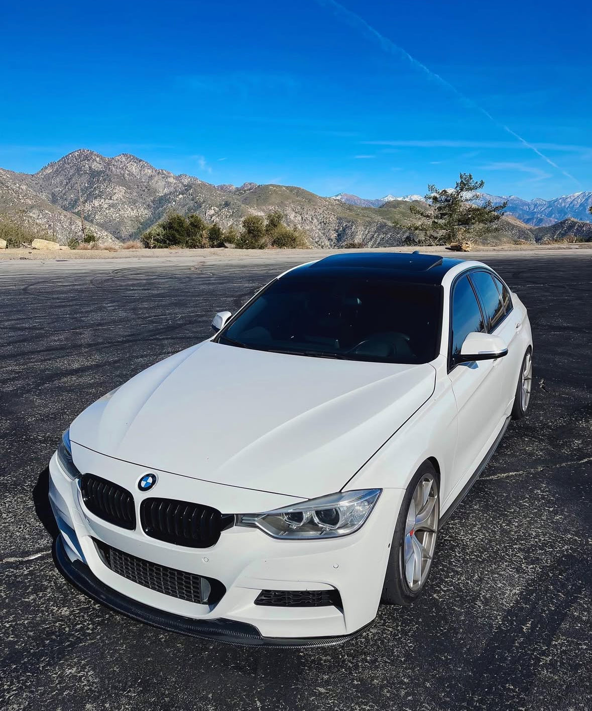 F30 Carbon Fiber AK Style Front Lip