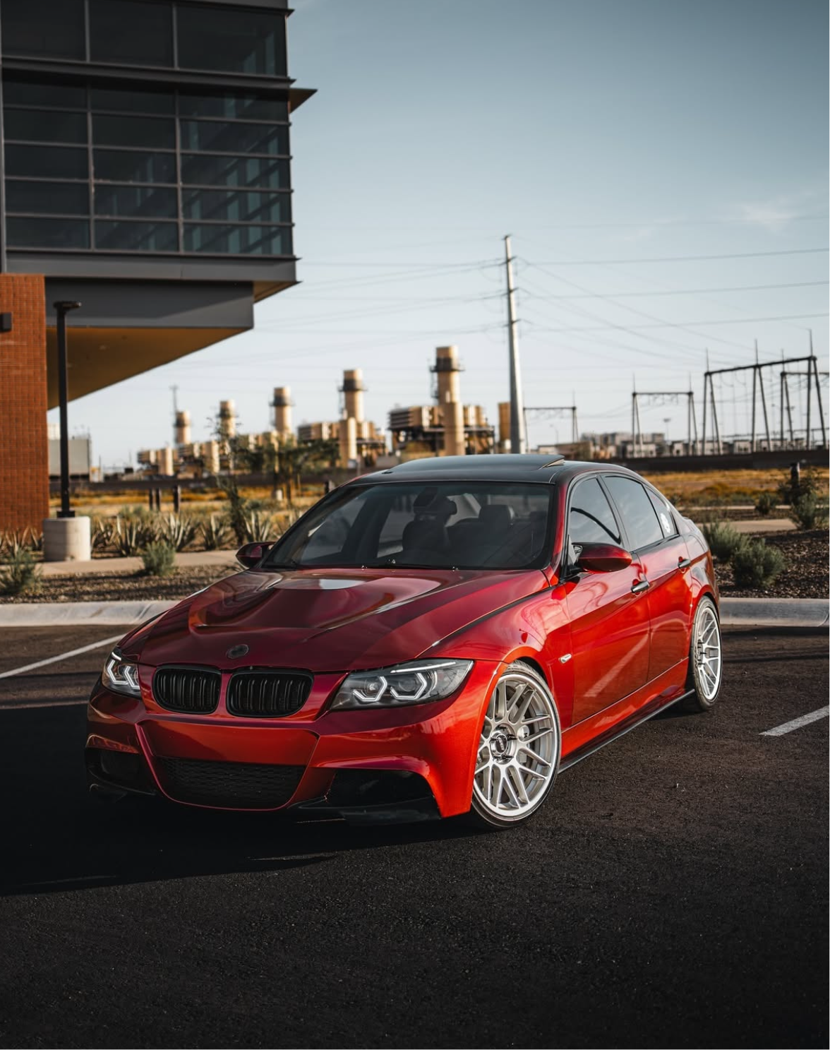 E90 Carbon Fiber Side Skirt Extensions