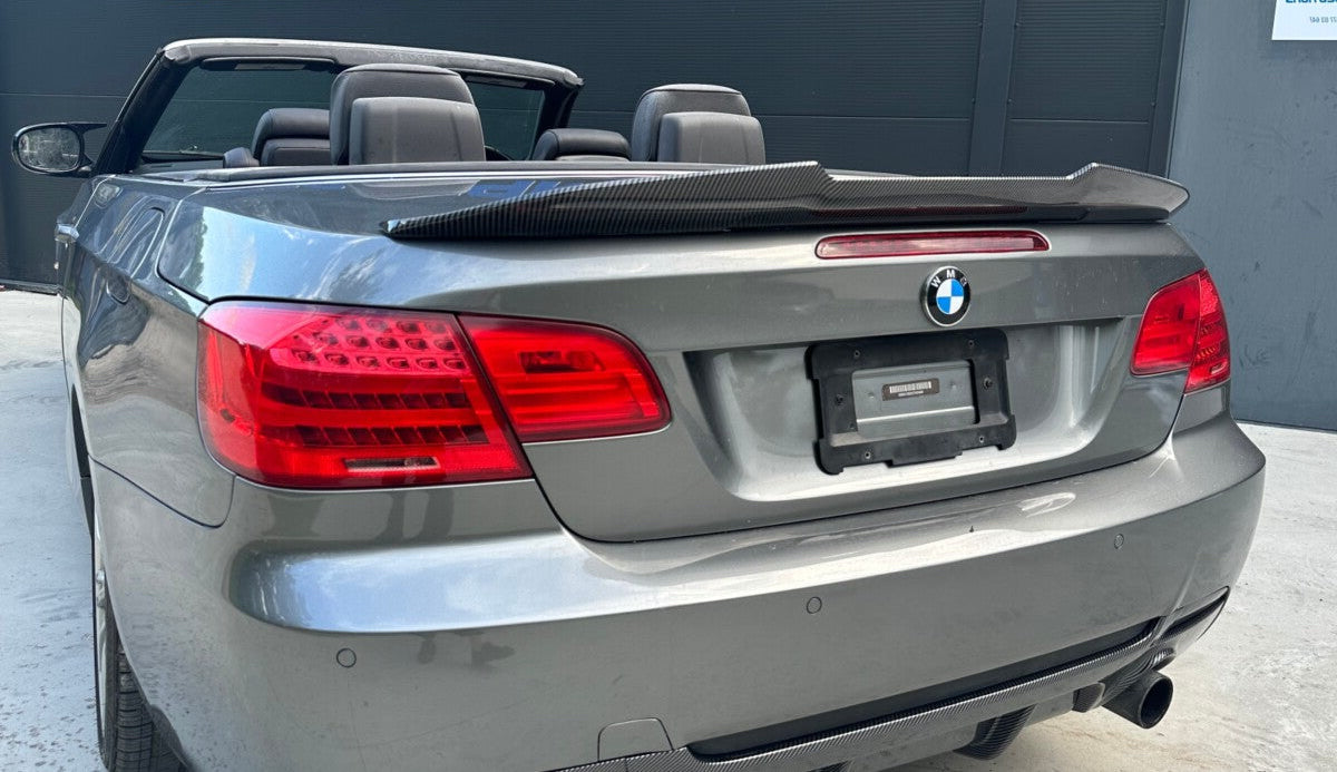 E93 Convertible Carbon Fiber PSM Style Rear Trunk Spoiler