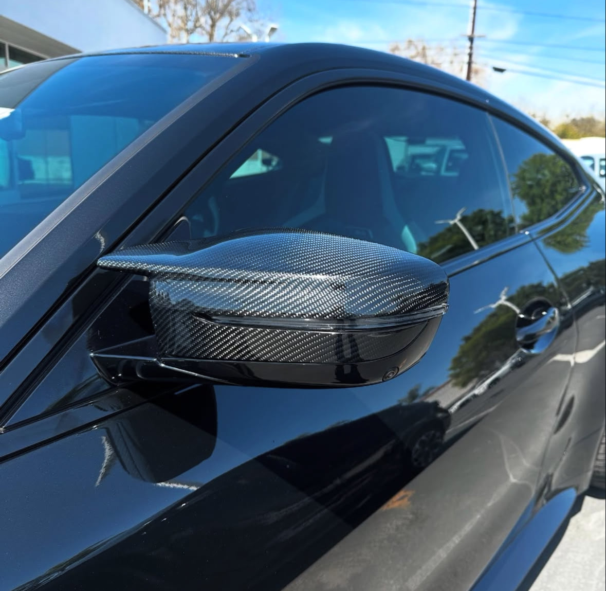G8X Carbon Fiber Mirror Cap Replacements
