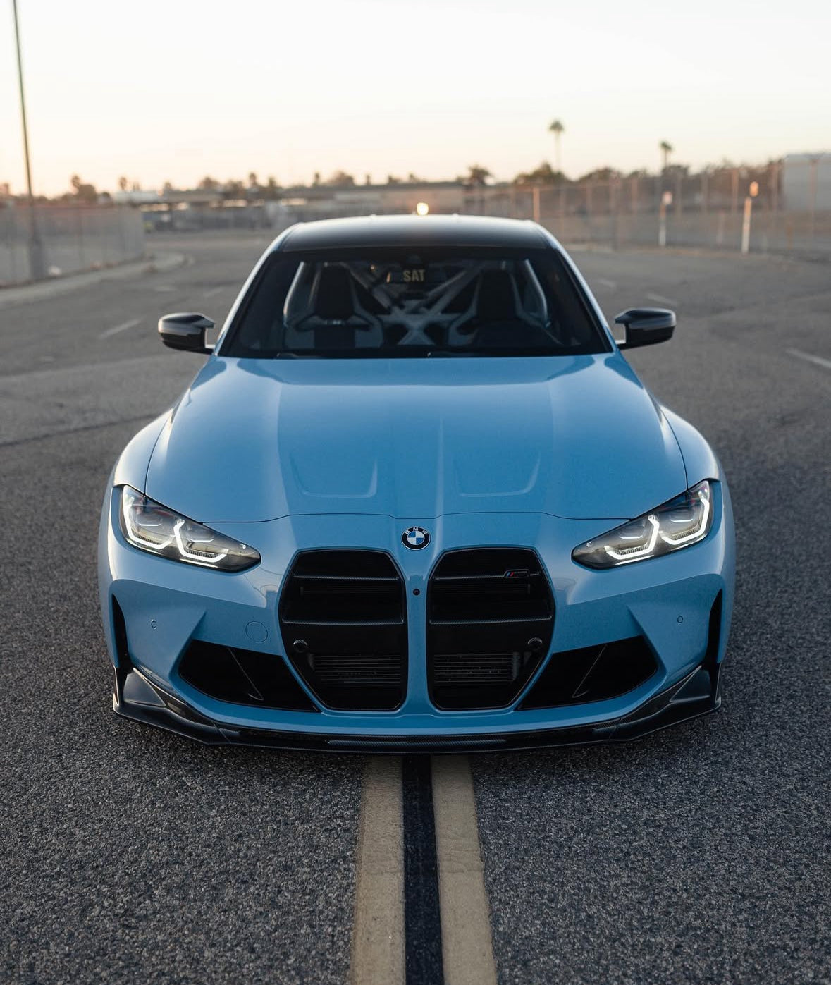 G8X Carbon Fiber 1PC V Style Front Lip