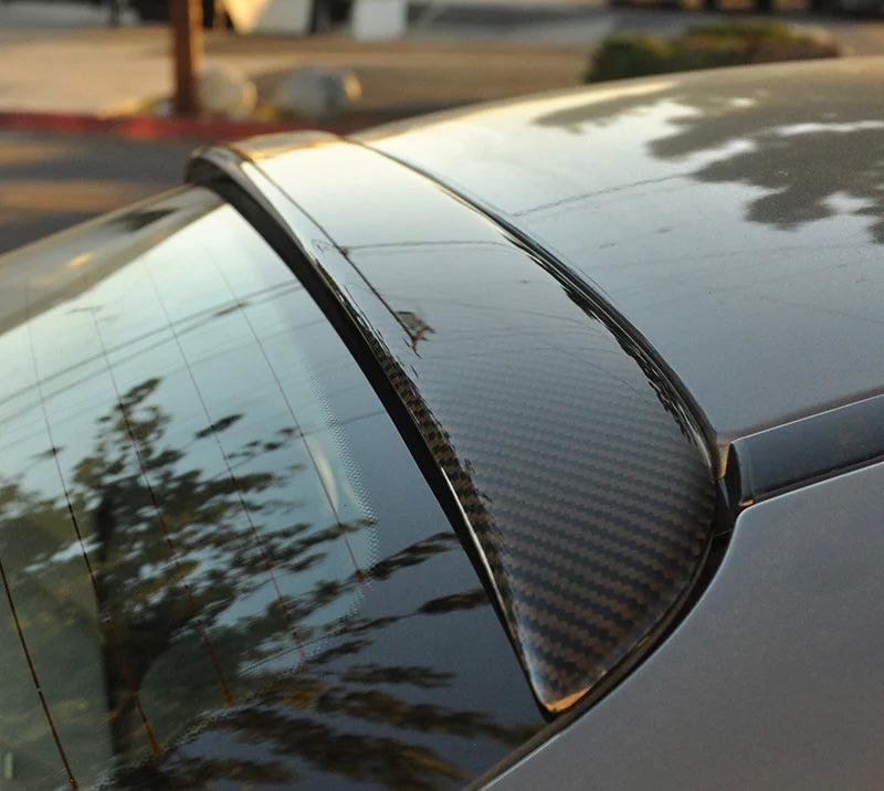 C-Class Sedan W205 Carbon Fiber V Style Roof Spoiler