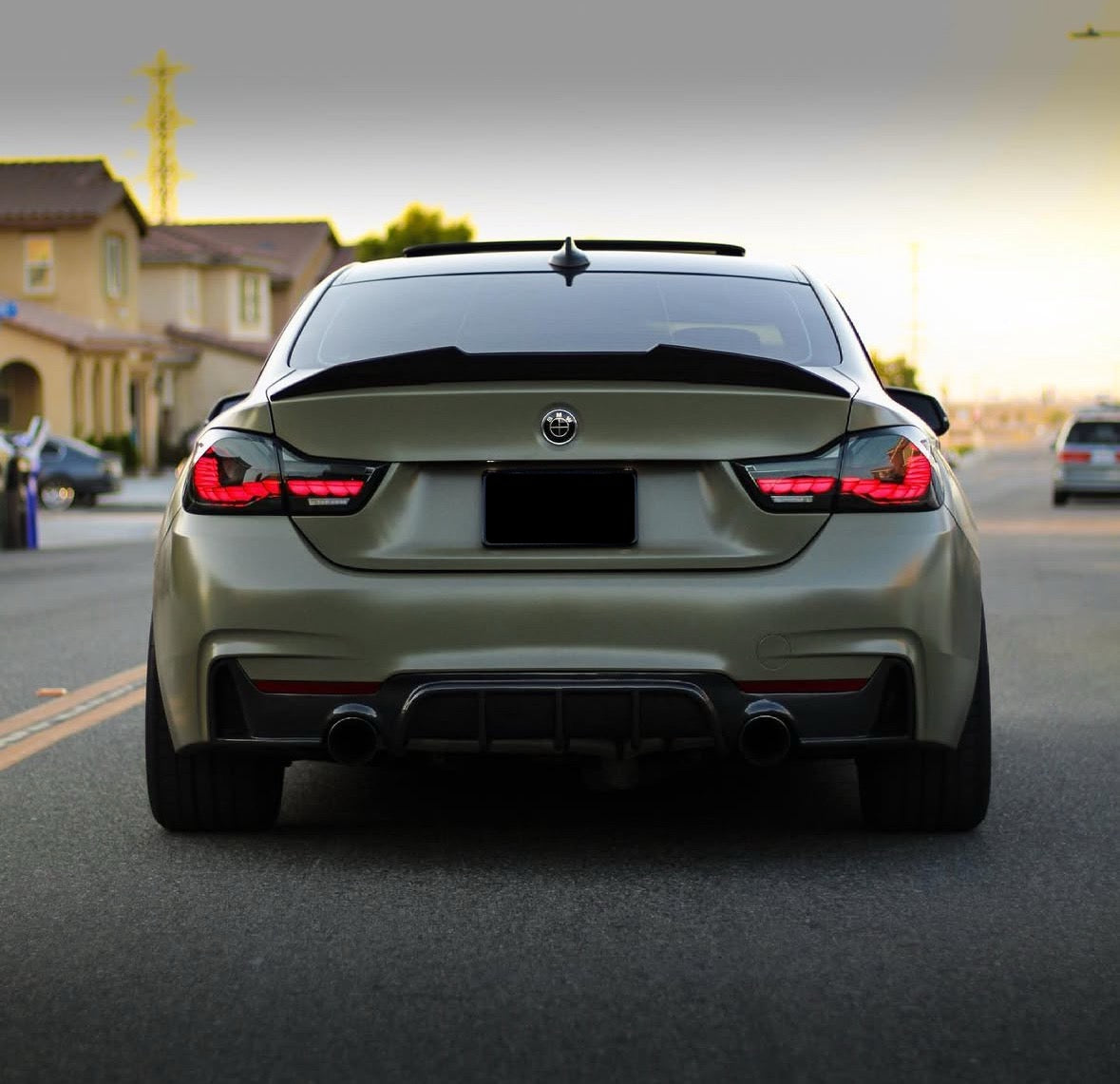 F32 Coupe Carbon Fiber PSM Style Rear Trunk Spoiler