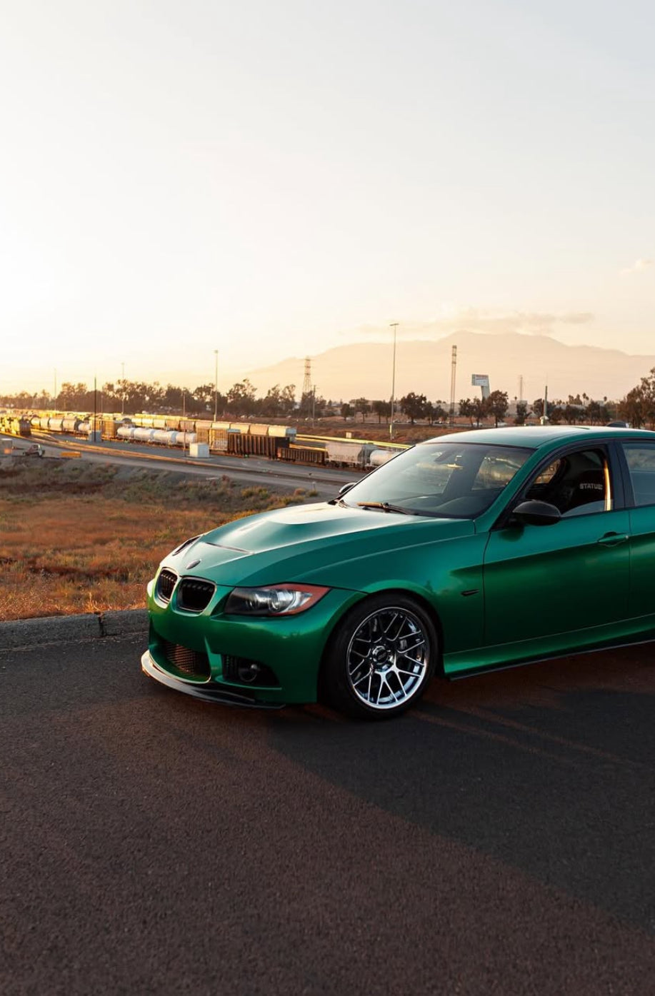 E9X Carbon Fiber GTS Style Rep Front Lip