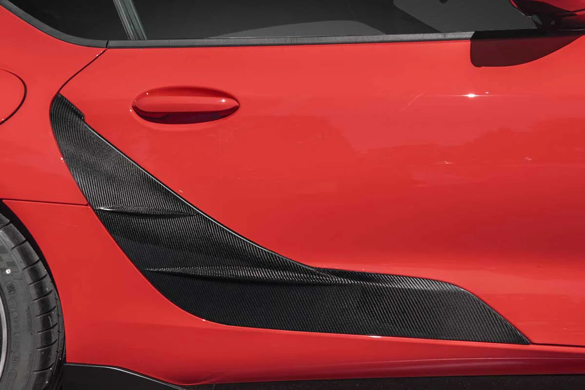 A90 Supra Carbon Fiber Door Garnish Trims