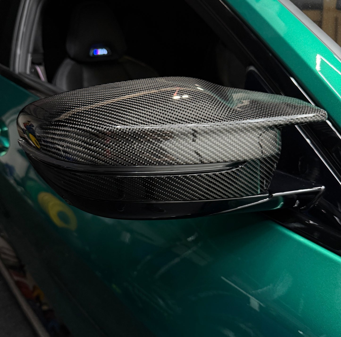 G8X Carbon Fiber Mirror Cap Replacements