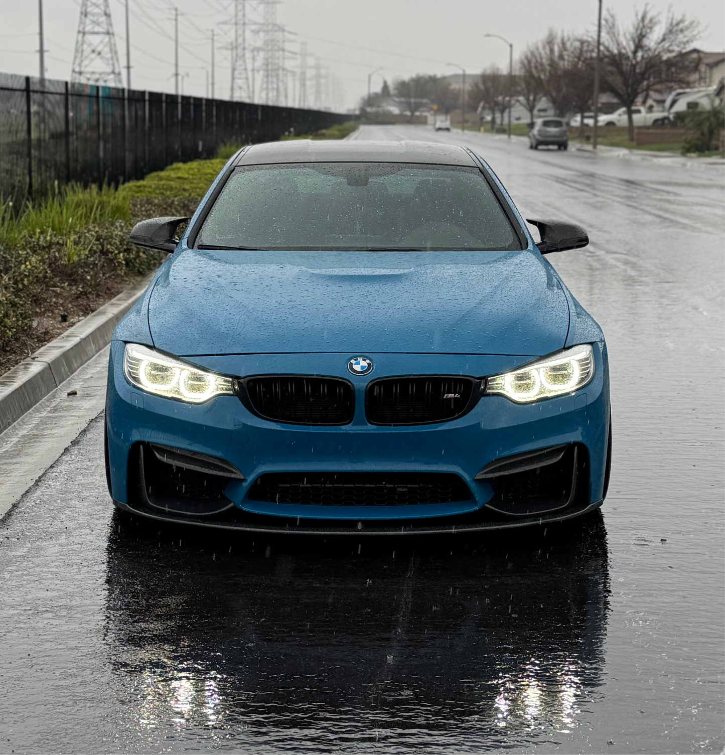 F8X Carbon Fiber MP 3PC Style Front Lip