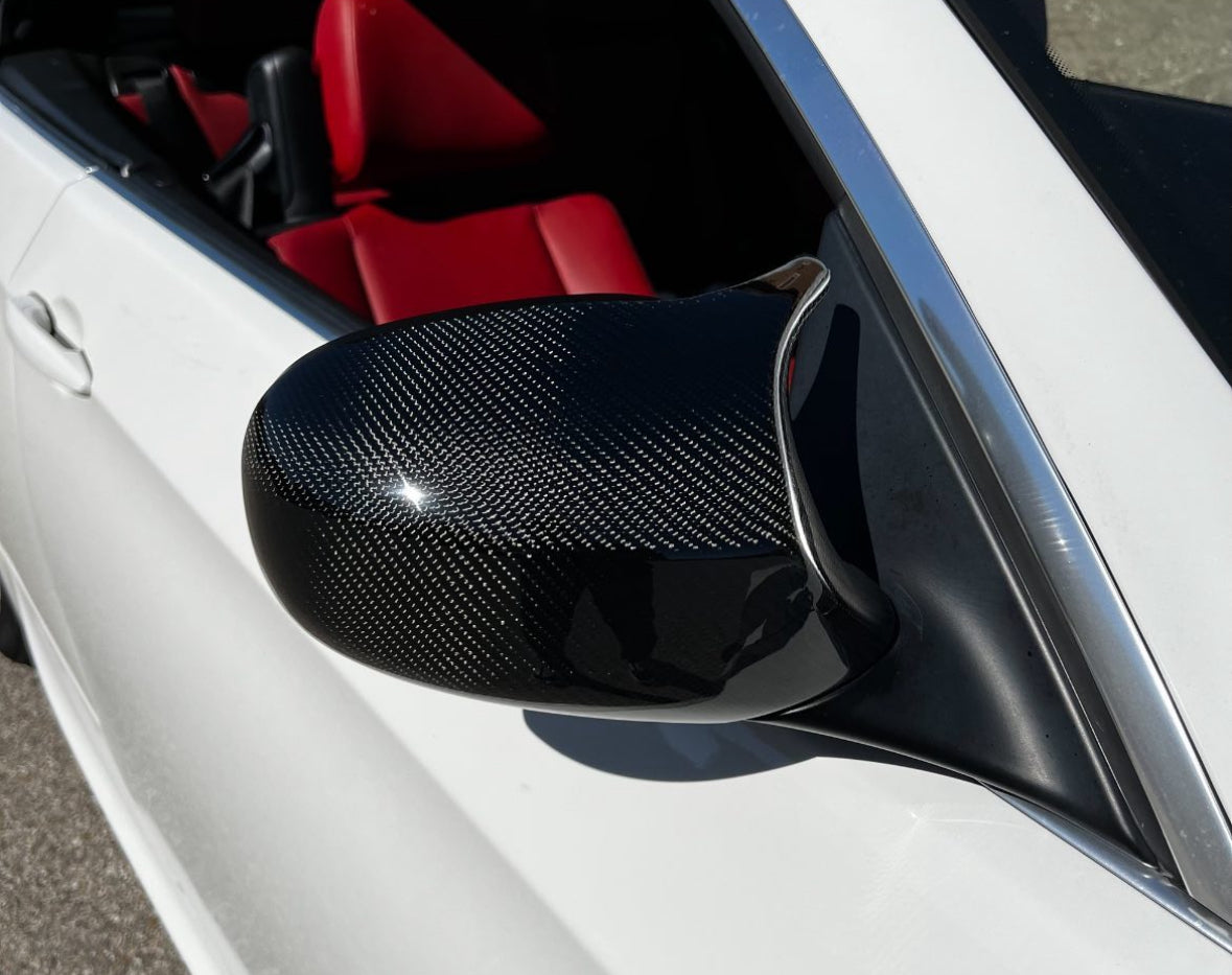 E9X LCI Carbon Fiber M Style Mirror Cap Replacements