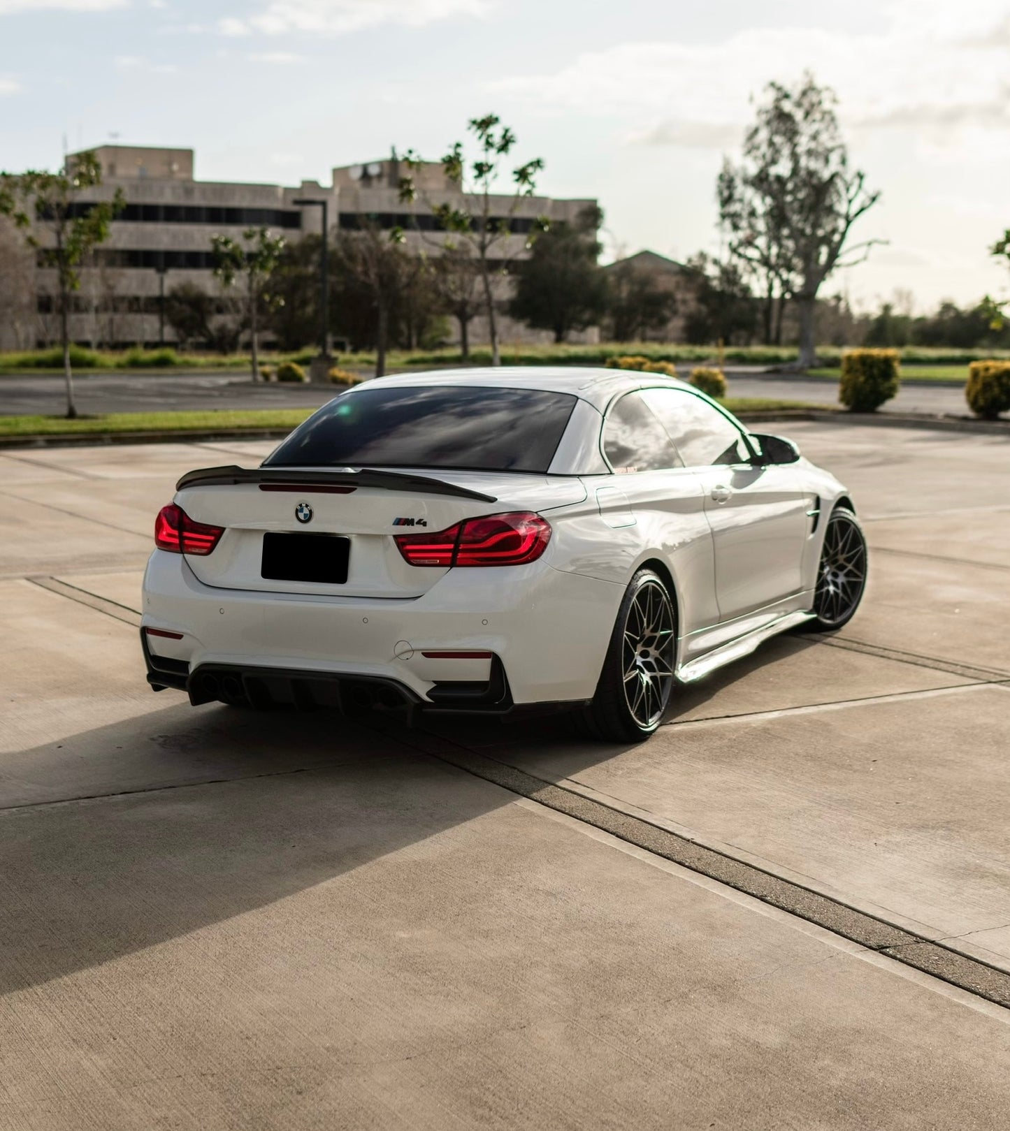 F83 Convertible Carbon Fiber PSM Style Rear Trunk Spoiler