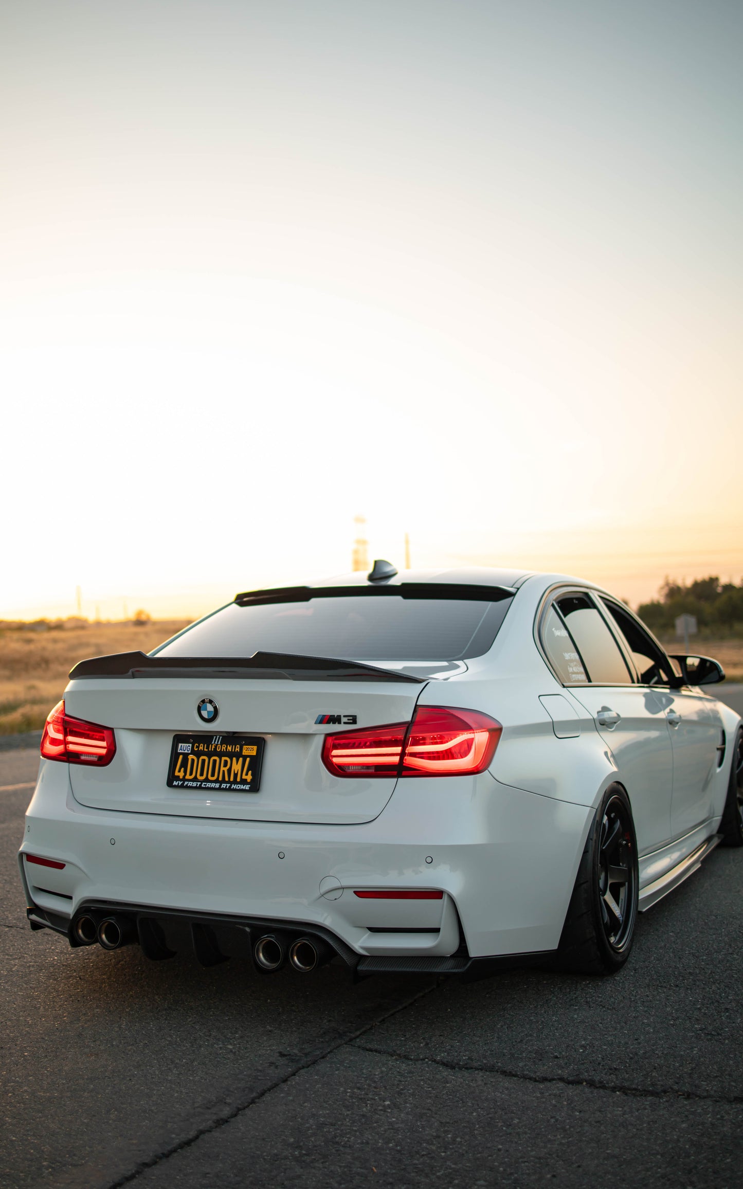 F80 Carbon Fiber PSM Style Side Skirt Extensions