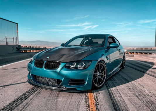 E92 LCI Carbon Fiber Arkym (AK) Style Front Lip