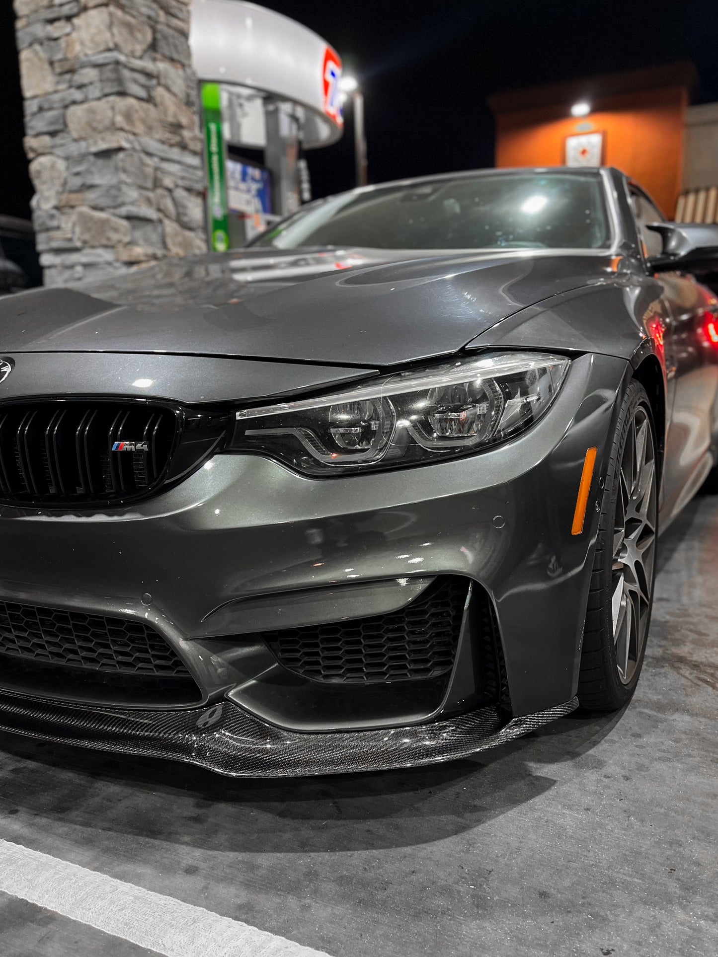 F8X Carbon Fiber V Style Front Lip
