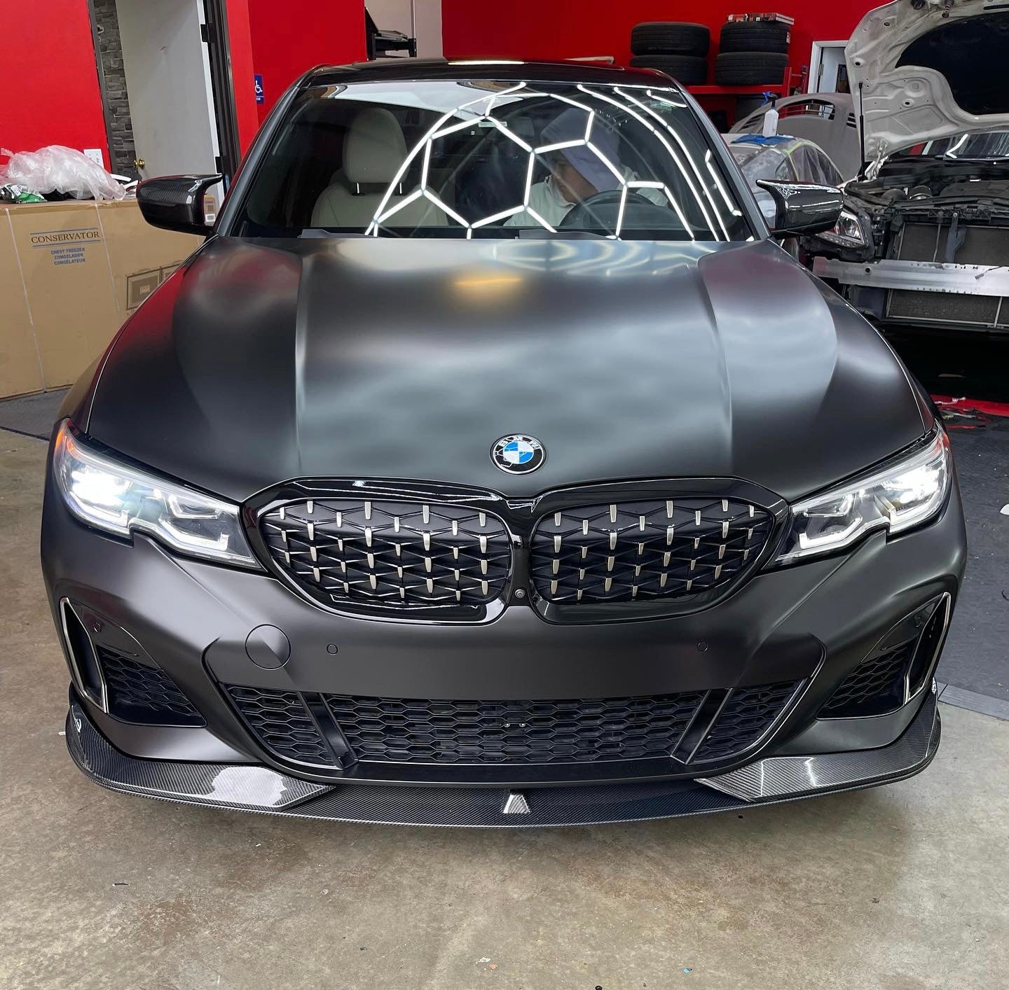 G20 Pre LCI Carbon Fiber MP Style Front Lip