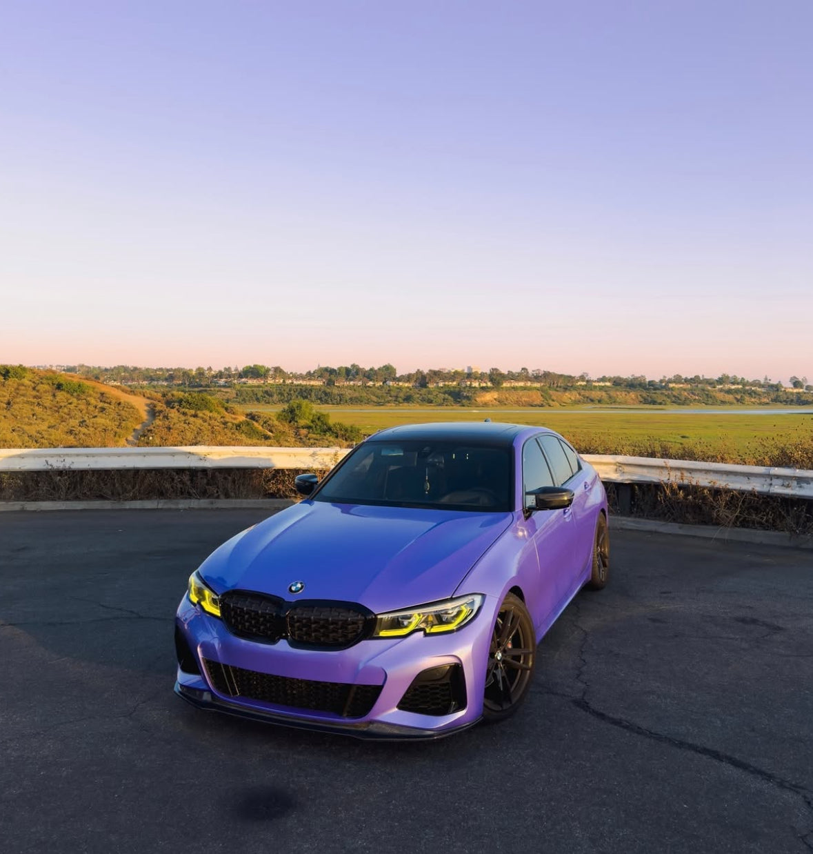 G20 PRE LCI Carbon Fiber V Style Front Lip