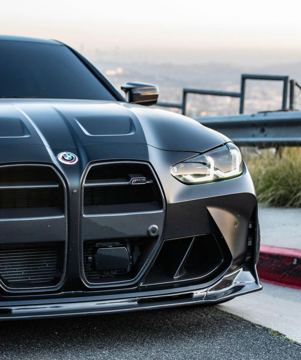 G8X Carbon Fiber V Style Front Grills