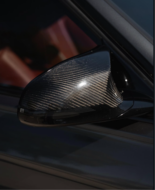 F8X Carbon Fiber Mirror Cap Replacements