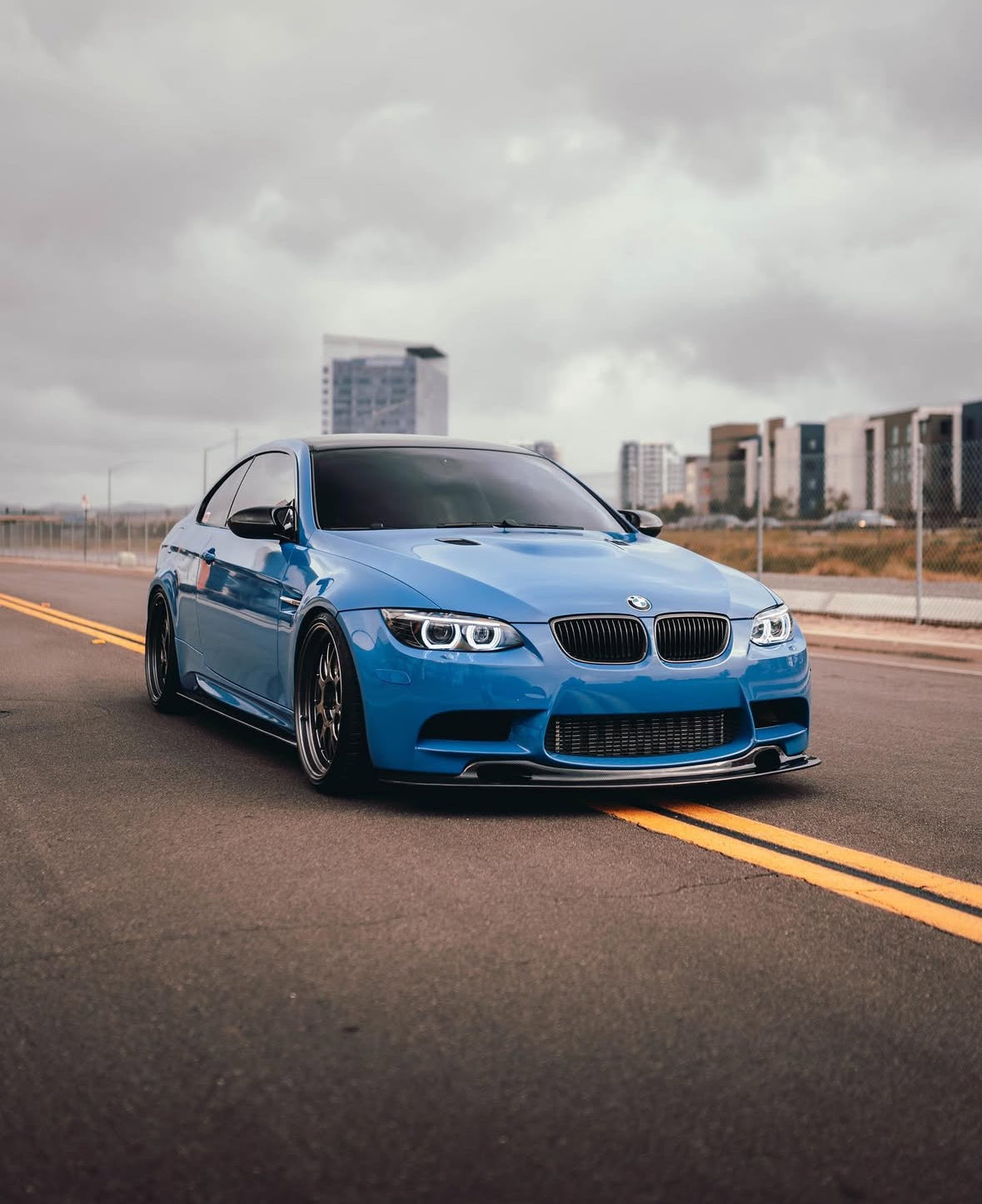 E9X M3 Carbon Fiber V1 GT4 Style Front Lip