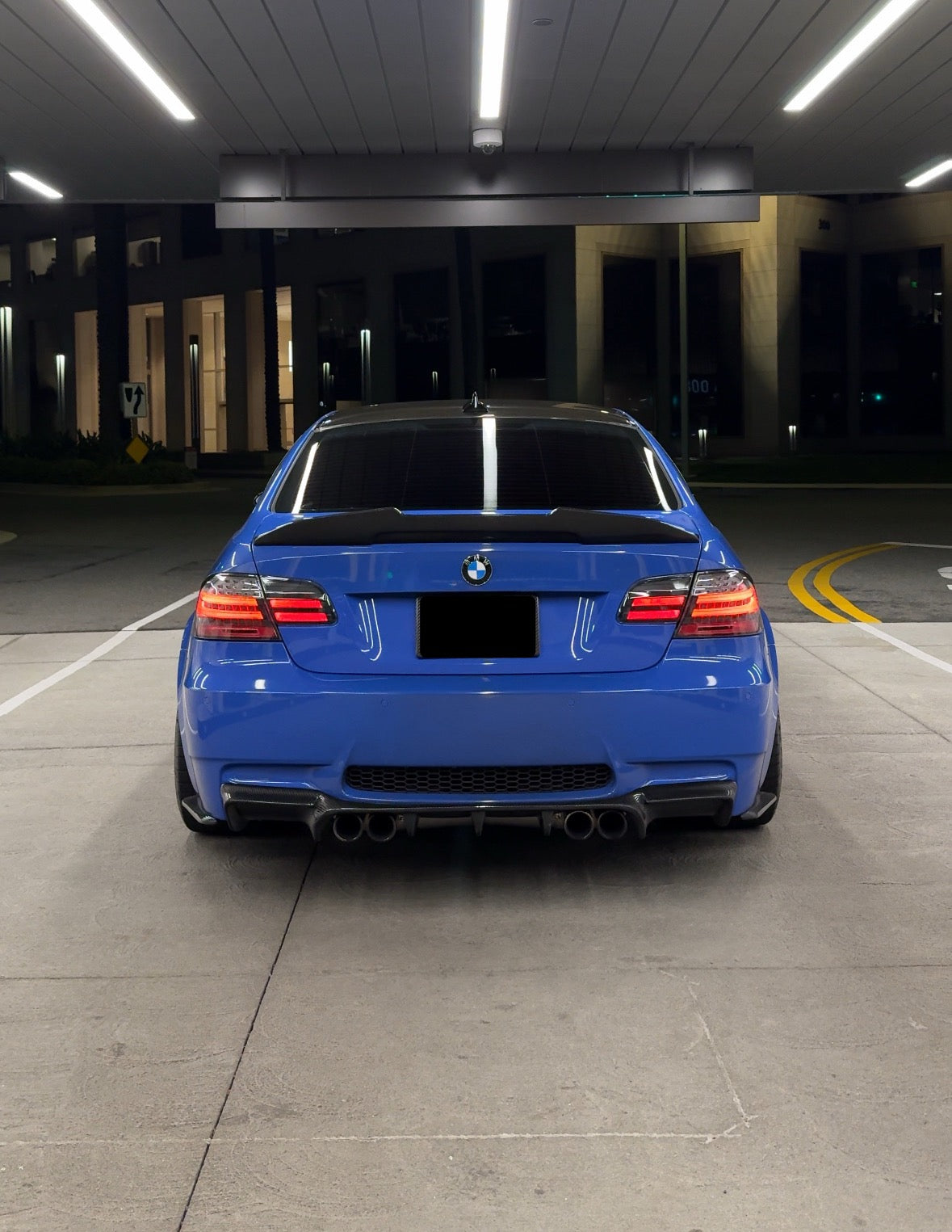 E92 Coupe Carbon Fiber PSM Style Rear Trunk Spoiler