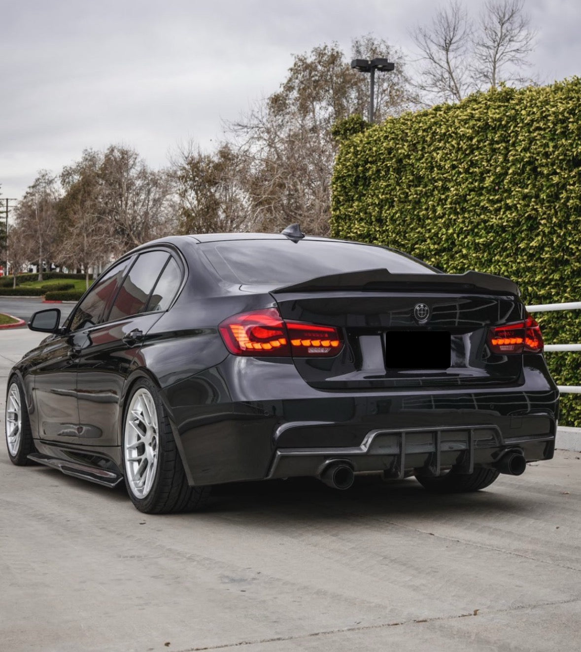 F30 Carbon Fiber AA Style Rear Diffuser