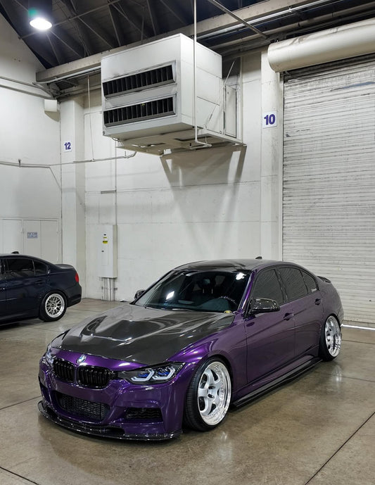 F30 Carbon Fiber PSM Style Side Skirt Extensions