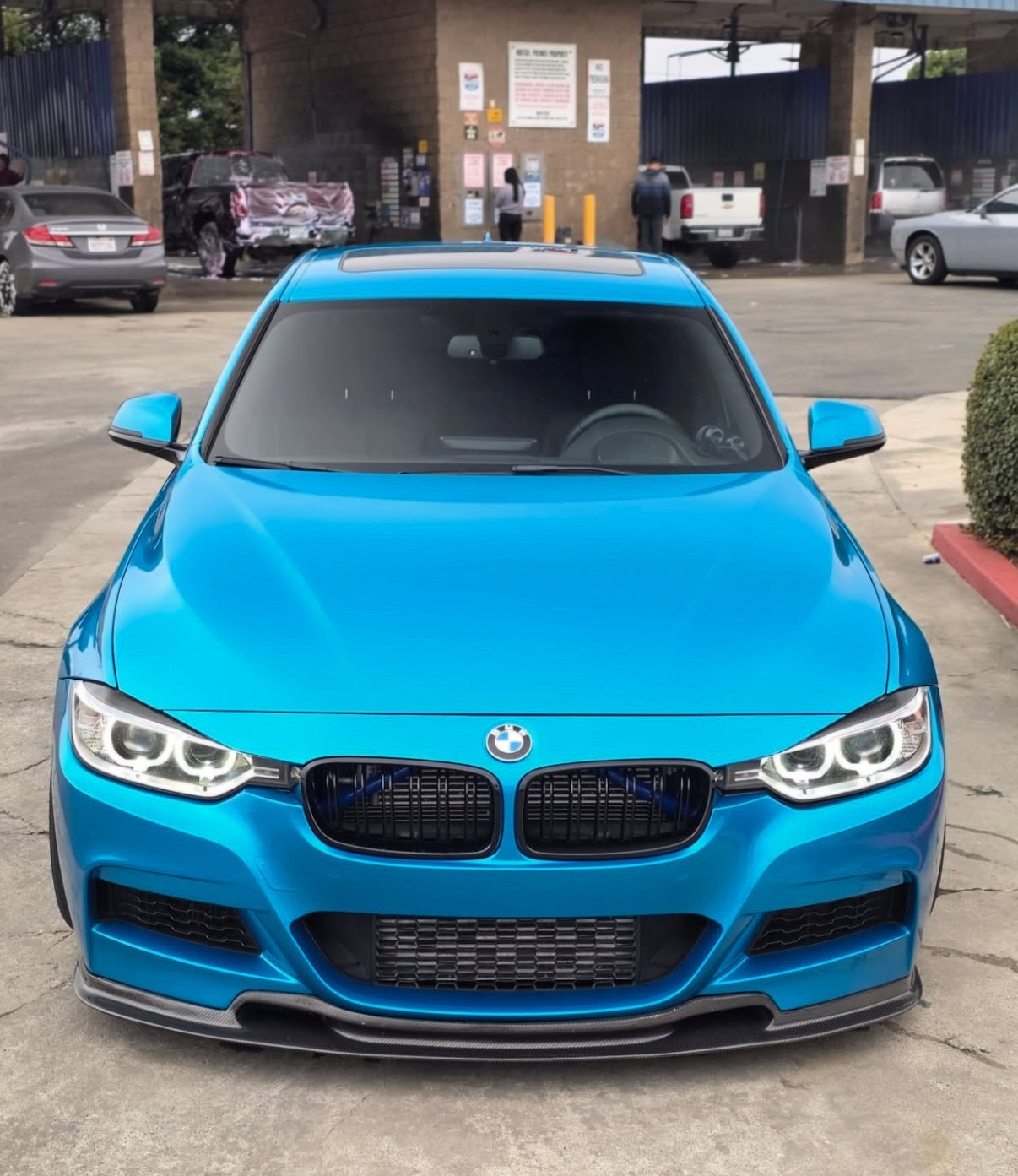 F30 Carbon Fiber Varis Style Front Lip