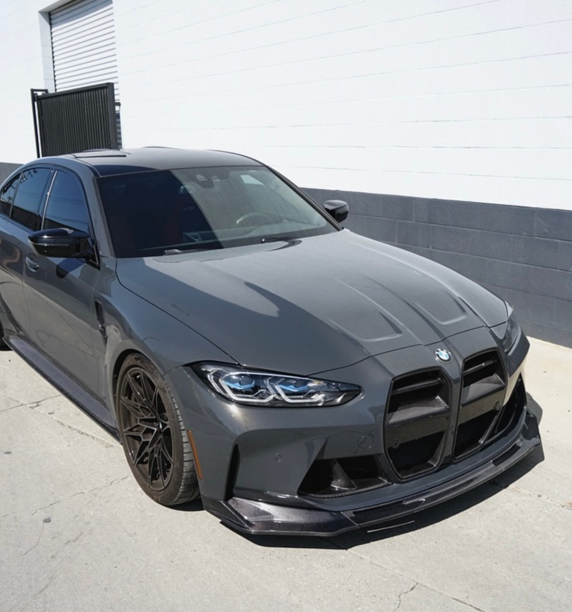 G8X Carbon Fiber 3PC V Style Front Lip
