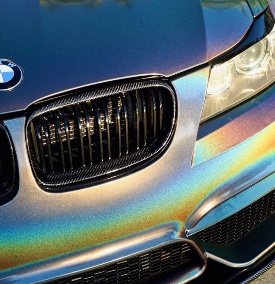 E90 LCI Carbon Fiber Front Grills