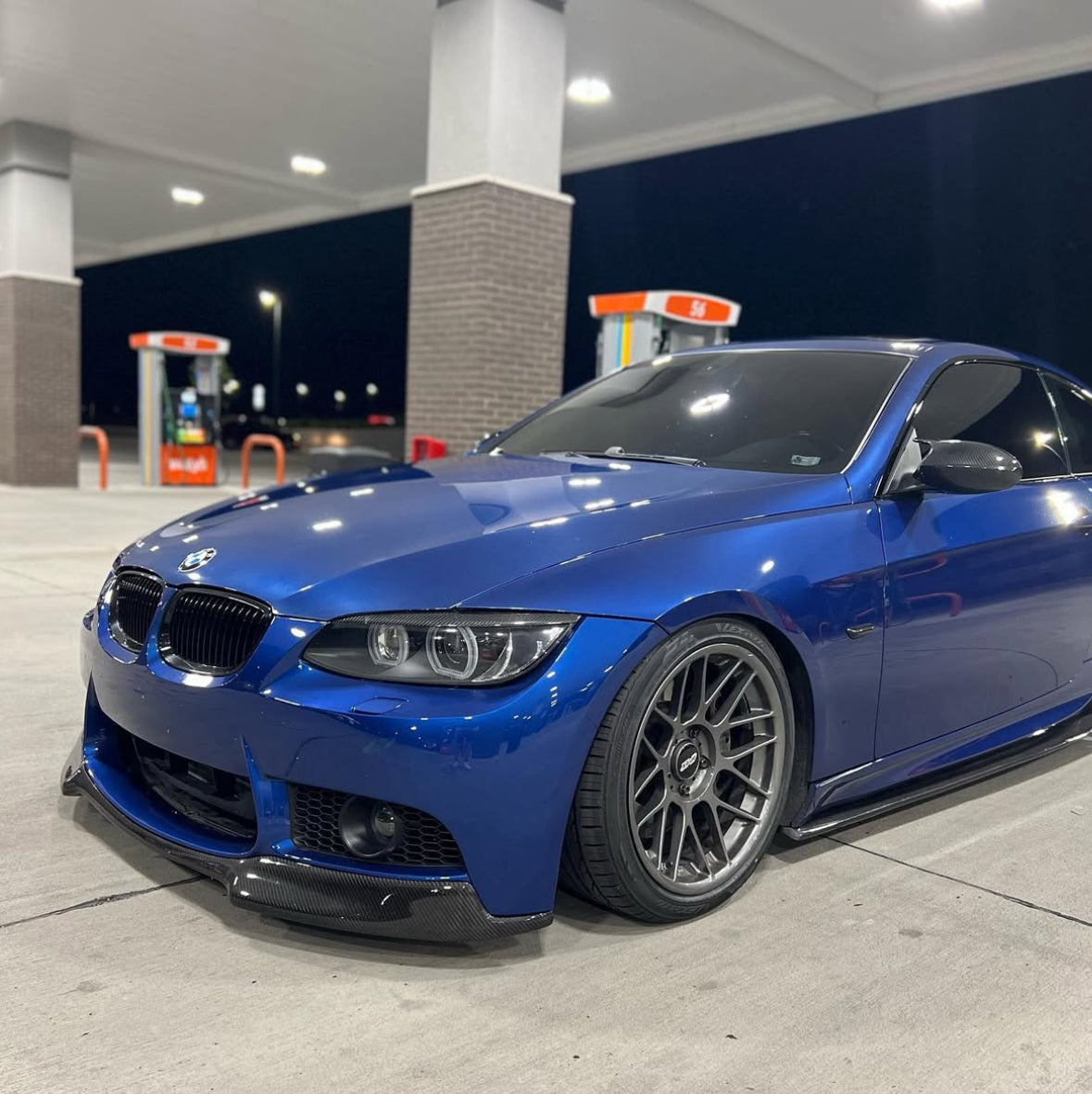 E9X Carbon Fiber V Style Front Lip