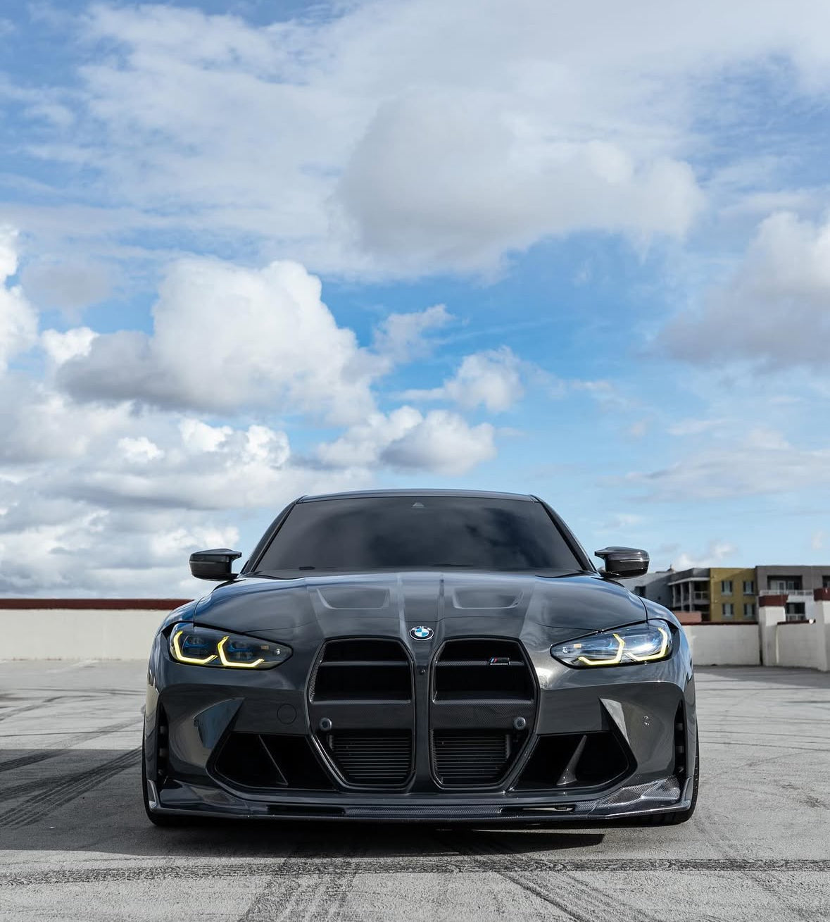 G8X Carbon Fiber V Style Front Grills