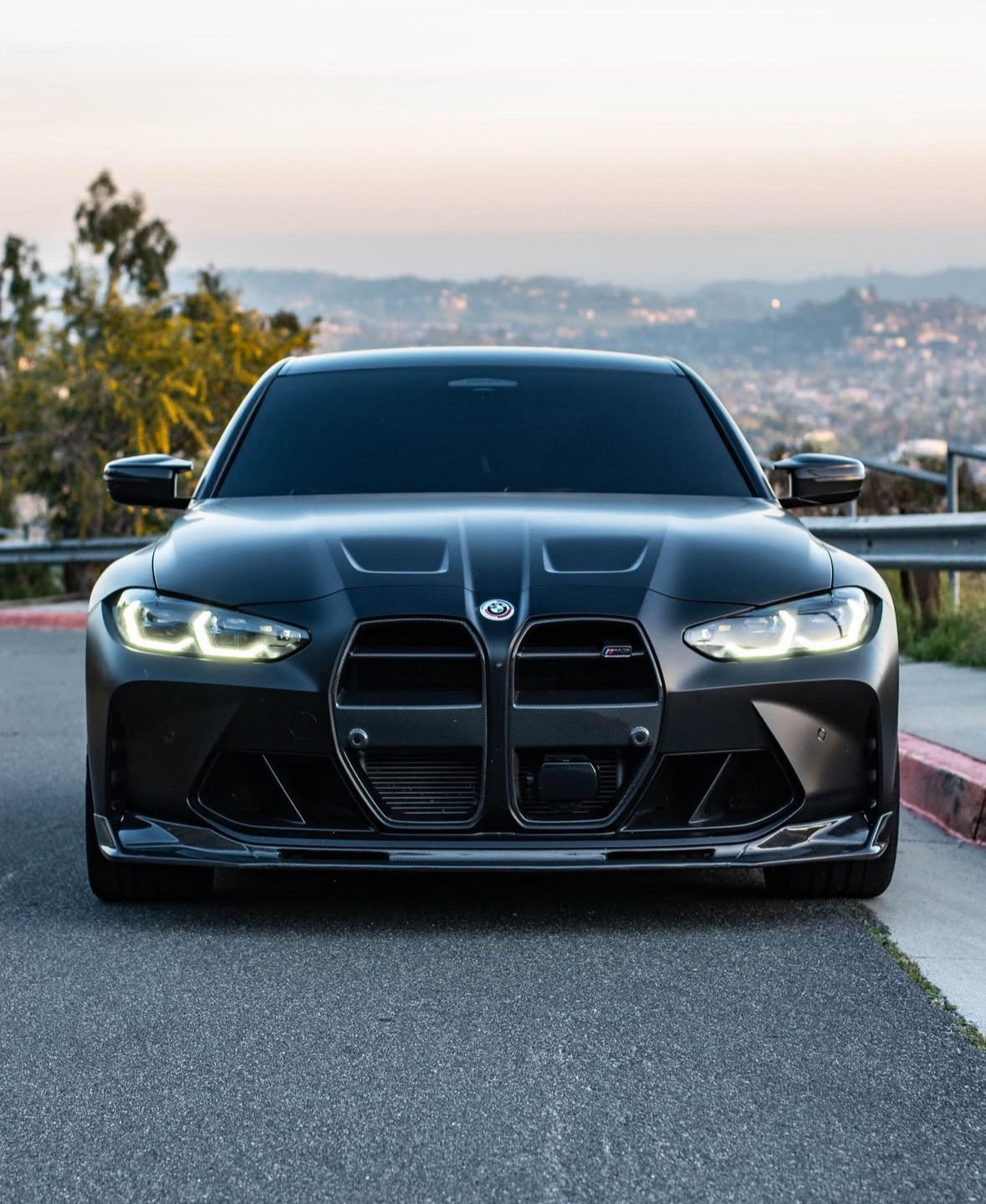 G8X Carbon Fiber 1PC V Style Front Lip