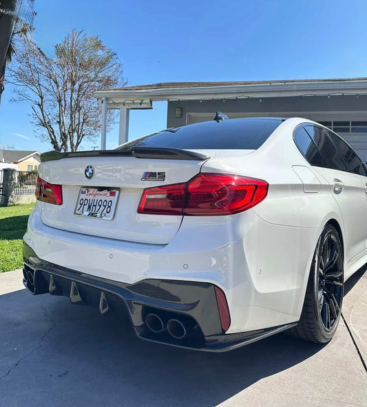 F90 M5 Carbon Fiber 3D Style Rear Diffuser