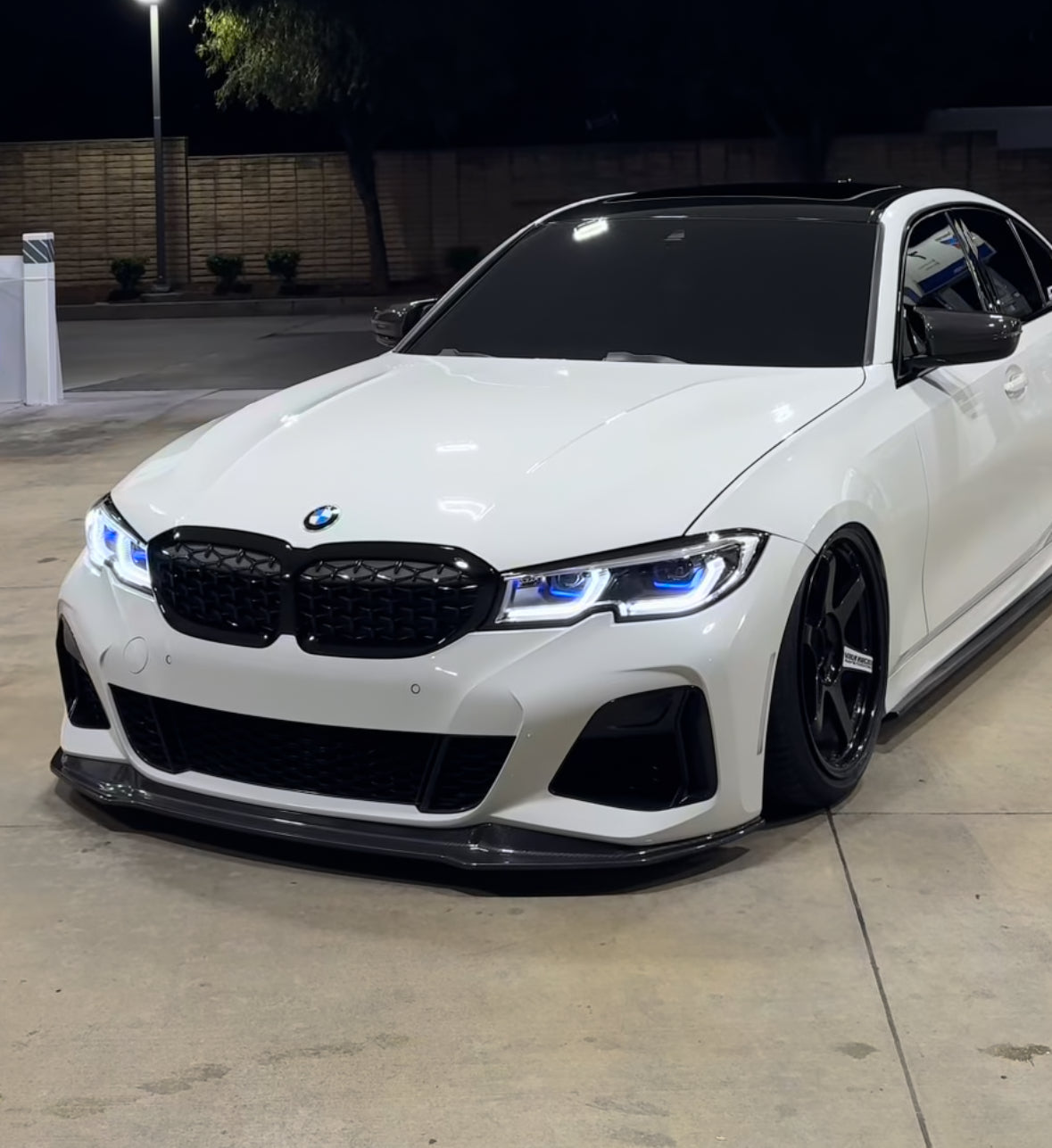G20 PRE LCI Carbon Fiber V Style Front Lip