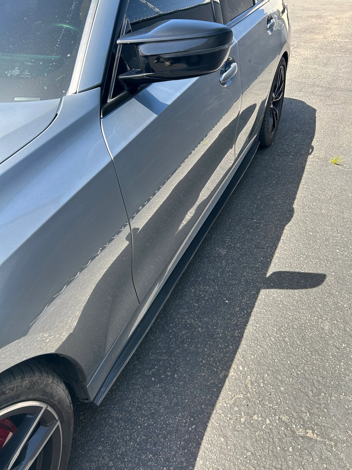 G20 Carbon Fiber CM Style Side Skirt Extensions