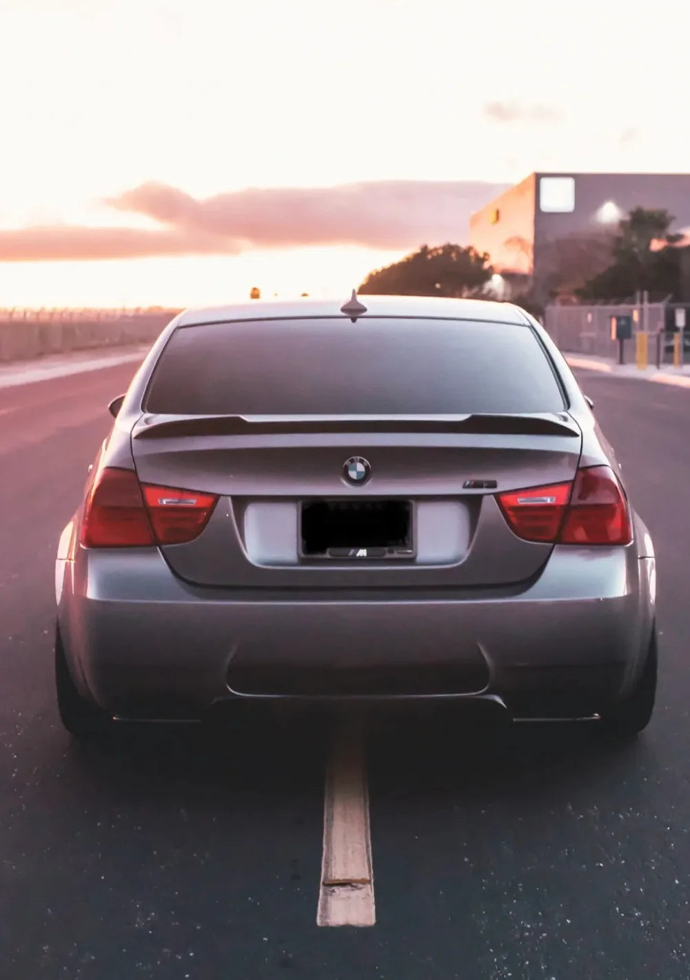 E90 Sedan Carbon Fiber CS Style Rear Trunk Spoiler