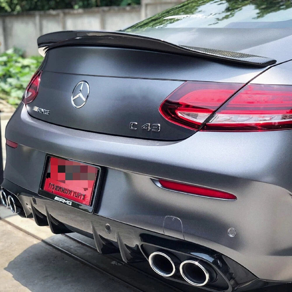 C-Class Coupe C205 Carbon Fiber PSM Style Trunk Spoiler