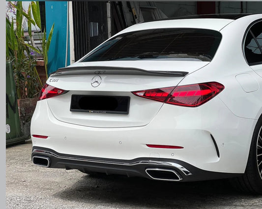 C-Class Sedan W206 Carbon Fiber PSM Style Trunk Spoiler