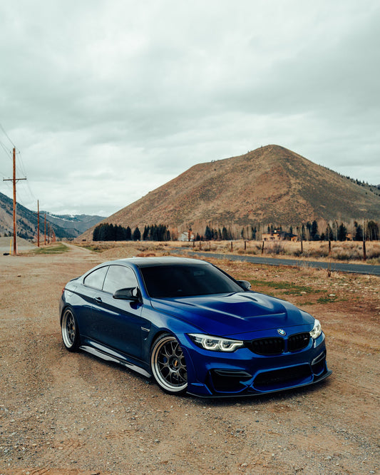 F82 M4 Carbon Fiber PSM Style Side Skirt Extensions
